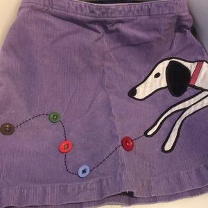 Corduroy skirt lavender lands end